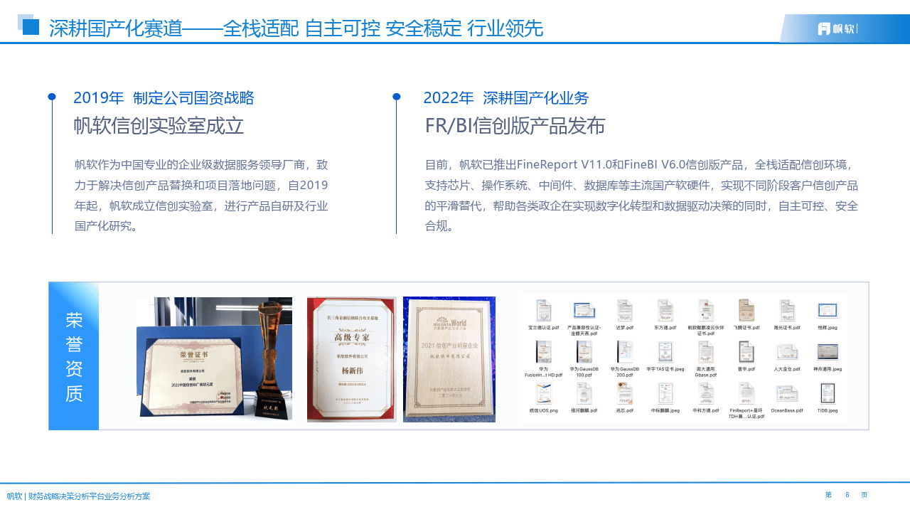 财务战略决策分析平台业务分析方案